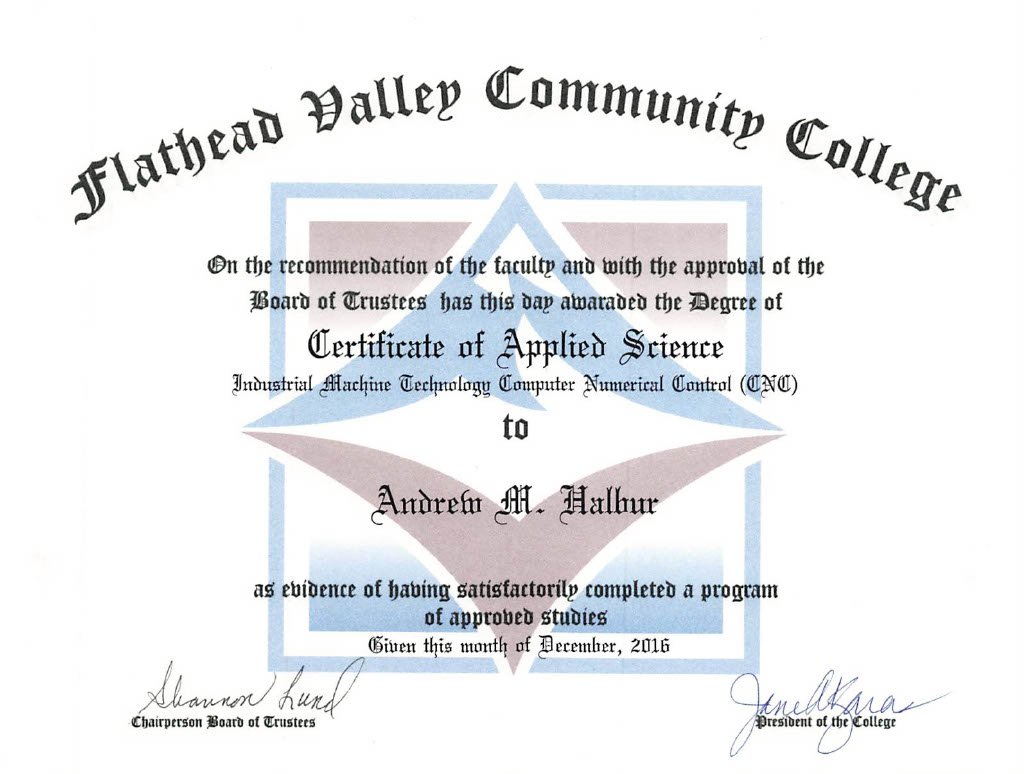 Home andrew halbur fvcc diploma