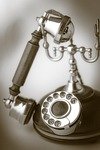 antique, phone, wood, monochrome, nostalgia, old, listener, telephone receiver, dial, telephone set, vintage, nostalgic, historical, communication, make a phone call, retro, call up, call